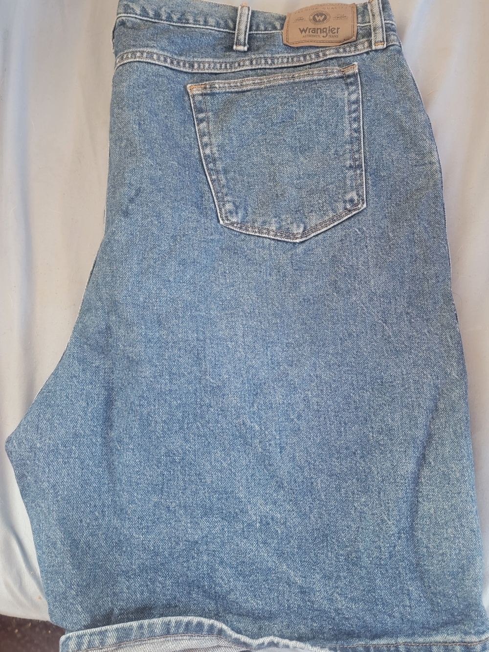 Wrangler Light Blue Denim Jean Shorts